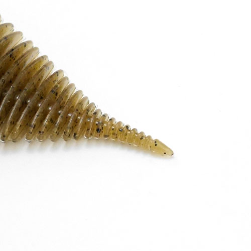 Geecrack 3.8” Bellows Gill 5pk Soft Baits - HoneyDew-