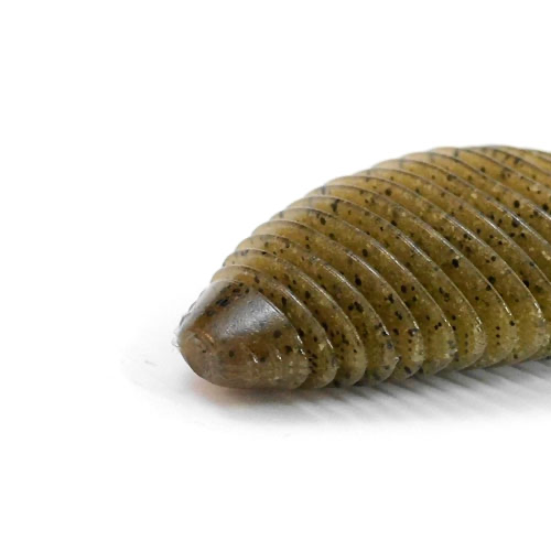 Geecrack 3.8” Bellows Gill 5pk Soft Baits - HoneyDew-
