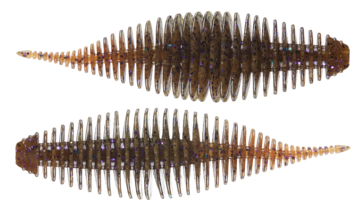 Geecrack 3.8" Bellows Shad Floating Elastomer - AJ&