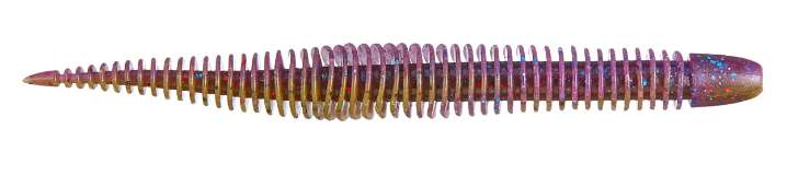 Geecrack Bellows Stick - #005 Green Pumpkin / 4.8" - 6pk-#005 Green Pumpkin / 5.8" - 6pk-#005 Green Pumpkin / 8" - 5pk-#034 Plum Blue Flake / 4.8" - 6pk-#034 Plum Blue Flake / 5.8" - 6pk-#034 Plum Blue Flake / 8" - 5pk-#036 June Bug / 4.8" - 6pk-#036 June Bug / 5.8" - 6pk-#036 June Bug / 8" - 5pk-#226 Muddy Gill / 4.8" - 6pk - Carolina Fishing Tackle LLC