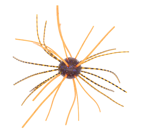 Geecrack Imo Kemushi Cue Bomb 1.2" - #013 Scuppernong-#23 Green Pumpkin/Blue Orange-#364 Brown White-#390 Clear Green Pumpkin - Carolina Fishing Tackle LLC