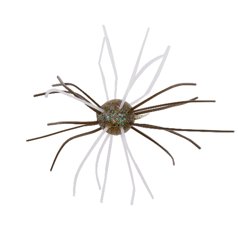 Geecrack Imo Kemushi Cue Bomb 1.2" - #013 Scuppernong-#23 Green Pumpkin/Blue Orange-#364 Brown White-#390 Clear Green Pumpkin - Carolina Fishing Tackle LLC