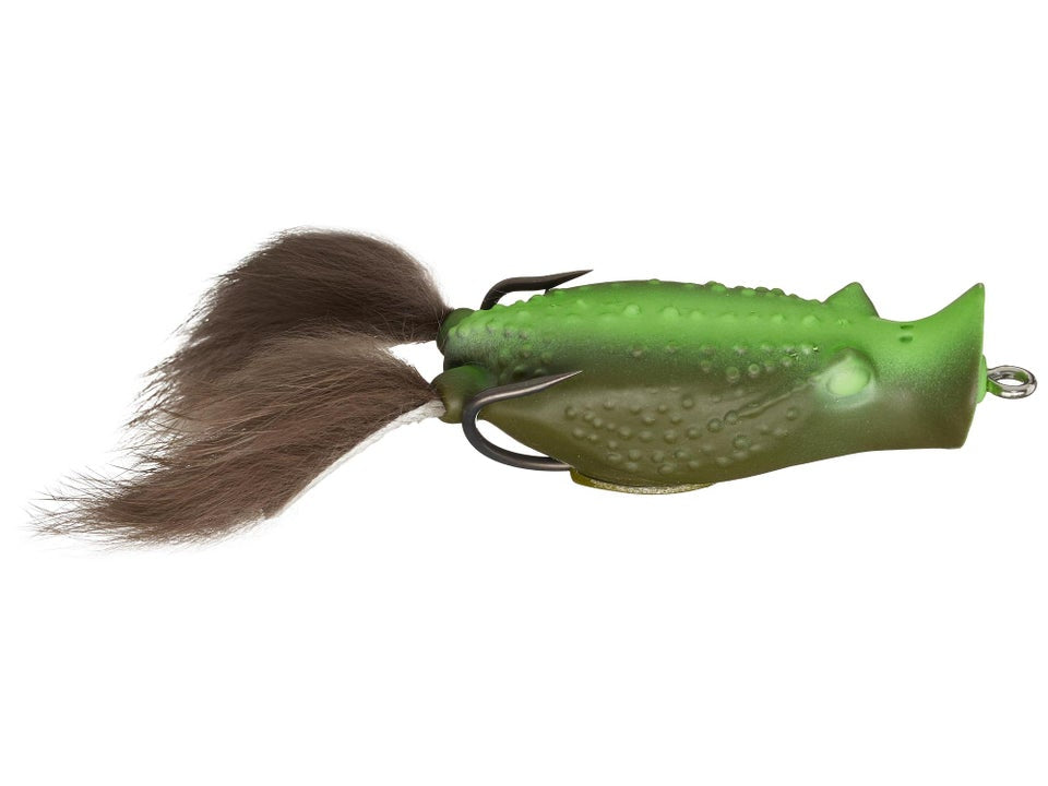 Deps Buster-K Frogs Topwater Soft Bait - #10 Bloody Glow-#00 Silver Crusher-#01 Jet Black-#05 Albino Pepper-#08 Angola Python-#09 Moss Green Toad-#11 Visible Black-#13 Visible Green-#06 Swampster - Carolina Fishing Tackle LLC