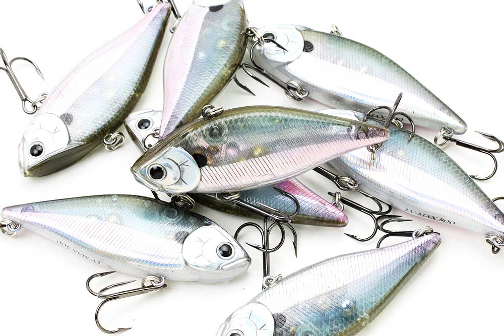 Lucky Craft LV-500 - Aurora Gold Northern Perch-French Pearl OB-Silver Cheek Ghost Minnow-Zebra Aurora Black-Spring Craw-Chartreuse Shad-Aurora Ghost Wakasagi-Live Threadfin Shad-Smallmouth Bass-Ghost Chartreuse Shad - Carolina Fishing Tackle LLC