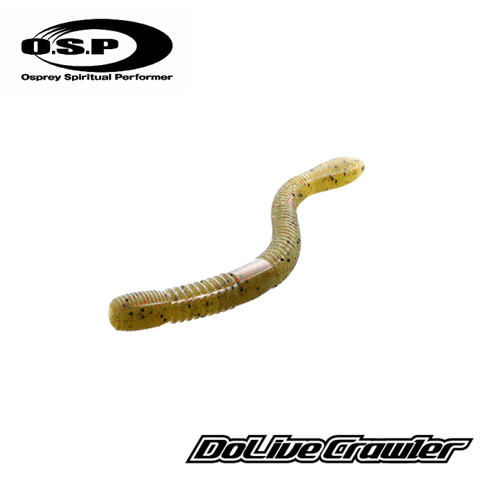 O.S.P DoLive Crawler Worm - Premium Worm from O.S.P Lures - Shop now at Carolina Fishing Tackle LLC