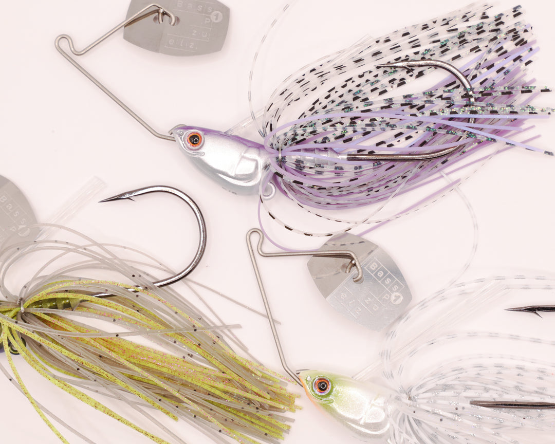 Bass Puzzle Grass Piece Flex - G03 White Shad / 5/8oz-G14 MS Smoke Shade / 5/8oz-G02 Violet Gill / 5/8oz - Carolina Fishing Tackle LLC