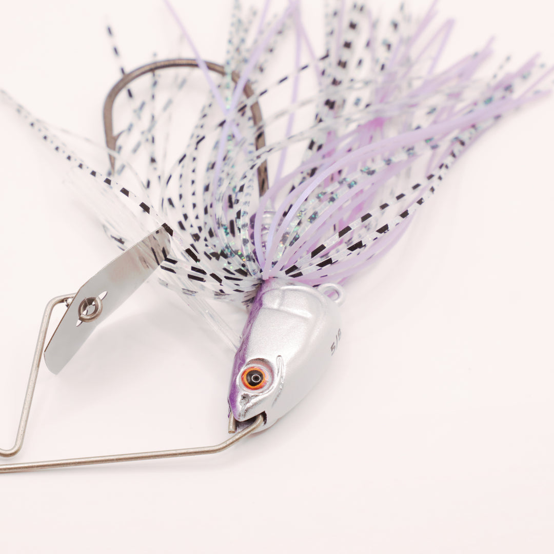 Bass Puzzle Grass Piece Flex - G03 White Shad / 5/8oz-G14 MS Smoke Shade / 5/8oz-G02 Violet Gill / 5/8oz - Carolina Fishing Tackle LLC