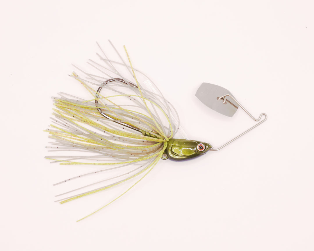 Bass Puzzle Grass Piece Flex - G03 White Shad / 5/8oz-G14 MS Smoke Shade / 5/8oz-G02 Violet Gill / 5/8oz - Carolina Fishing Tackle LLC