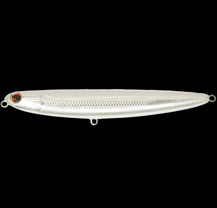 Ima Skimmer Walking Bait - #104 Chartreuse Shad-#109 Ghost Minnow-#135 Bone-#153 Blue Back Herring-#185 Chrome-#188 Ghost Chartreuse Herring-#191 Real Ghost Shad - Carolina Fishing Tackle LLC
