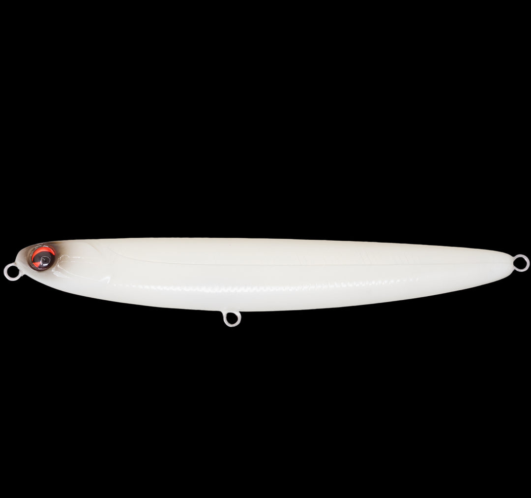 Ima Skimmer Walking Bait - #104 Chartreuse Shad-#109 Ghost Minnow-#135 Bone-#153 Blue Back Herring-#185 Chrome-#188 Ghost Chartreuse Herring-#191 Real Ghost Shad - Carolina Fishing Tackle LLC