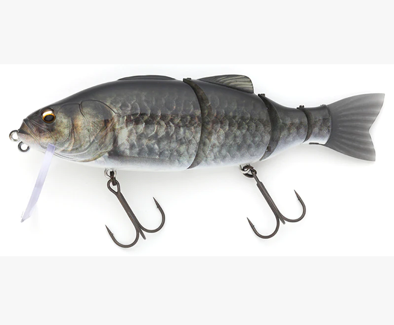 Imakatsu Bassroid Jr. Triple Double - #483 Natural Sunahami Ayu-#642 Kanbuna Silver - Carolina Fishing Tackle LLC