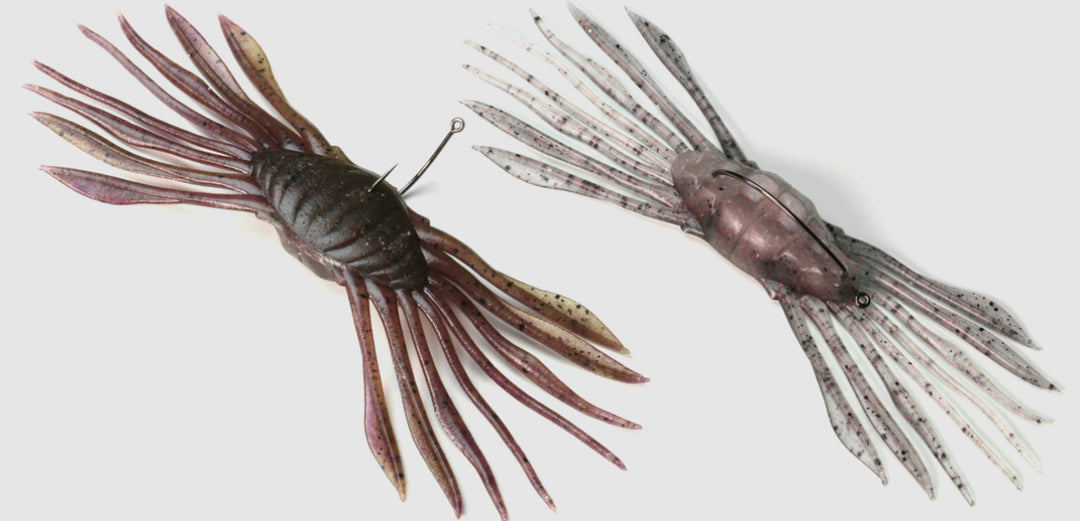 Jackall Drift Crab 45 - Mimic Shrimp-Cinnamon Dappi Shrimp-Spawn Gill-Green Pumpkin Chart - Carolina Fishing Tackle LLC