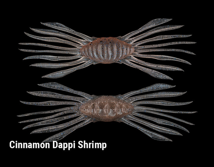 Jackall Drift Crab 45 - Mimic Shrimp-Cinnamon Dappi Shrimp-Spawn Gill-Green Pumpkin Chart - Carolina Fishing Tackle LLC