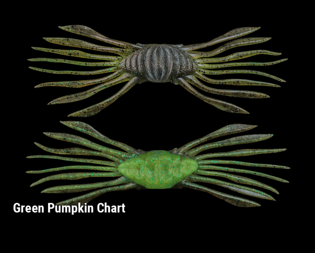 Jackall Drift Crab 45 - Mimic Shrimp-Cinnamon Dappi Shrimp-Spawn Gill-Green Pumpkin Chart - Carolina Fishing Tackle LLC