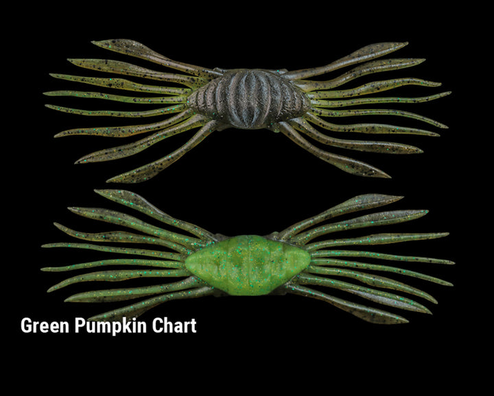 Jackall Drift Crab 45 - Mimic Shrimp-Cinnamon Dappi Shrimp-Spawn Gill-Green Pumpkin Chart - Carolina Fishing Tackle LLC