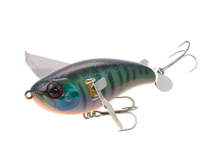 Jackall Lures Pompadour Jr Topwater Crawler Baits - IS Gill Bone-Spawn Gill Bone - Carolina Fishing Tackle LLC