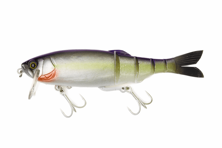 Kaesu Kumokiri Spider Jointed Swimbait - #02 Ayu / S/S-M-#02 Ayu / D/S-#03 Natural Bait / S/S-M-#03 Natural Bait / D/S-#04 Trout / S/S-M-#04 Trout / D/S-#05 Purple Bright / S/S-M-#05 Purple Bright / D/S - Carolina Fishing Tackle LLC
