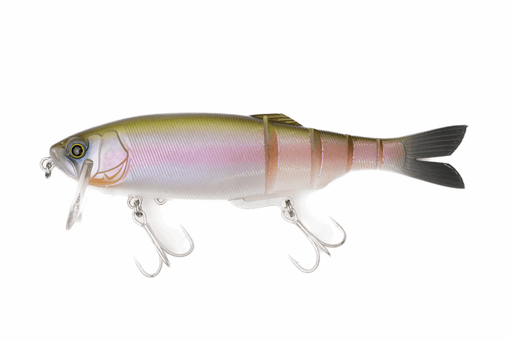 Kaesu Kumokiri Spider Jointed Swimbait - #02 Ayu / S/S-M-#02 Ayu / D/S-#03 Natural Bait / S/S-M-#03 Natural Bait / D/S-#04 Trout / S/S-M-#04 Trout / D/S-#05 Purple Bright / S/S-M-#05 Purple Bright / D/S - Carolina Fishing Tackle LLC