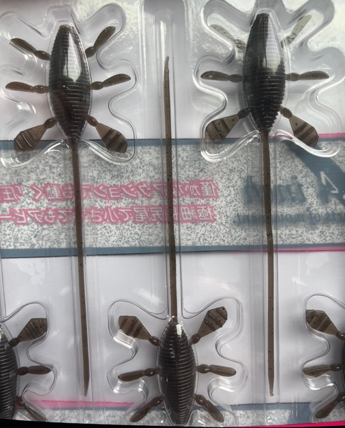 NEW Abyss Hakua 5.4" Worm - Shrimp &amp; Crab Punch-Crial Ruby-Natural Bait-Noike Gill-Fallen Leaf Crayfish-Watermelon - Carolina Fishing Tackle LLC