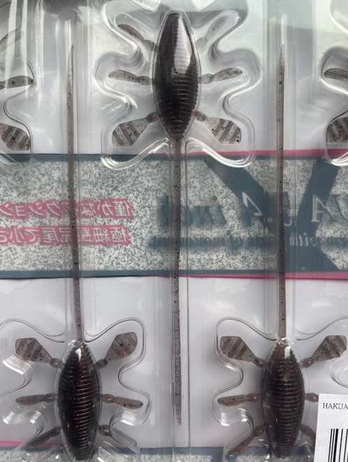 NEW Abyss Hakua 5.4" Worm - Shrimp & Crab Punch-Crial Ruby-Natural Bait-Noike Gill-Fallen Leaf Crayfish-Watermelon - Carolina Fishing Tackle LLC