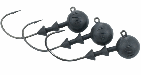 NEW Cipher Fishing Tungsten Ball Head - 1/8 oz / 1/0-1/8 oz / 2/0-3/16 oz / 2/0-3/16 oz / 3/0-1/4 oz / 2/0-1/4 oz / 3/0-1/4 oz / 4/0-3/8 oz / 3/0-3/8 oz / 4/0 - Carolina Fishing Tackle LLC