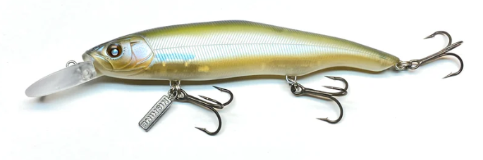 Nishine Lure Works Erie 115MD Jerkbait - BPB Smelt-Ghost Smelt-Hologram Smelt-Yellow Perch - Carolina Fishing Tackle LLC