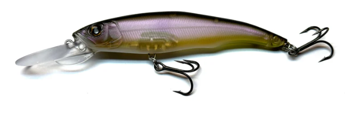 Nishine Lure Works Erie 95MD Jerkbait - BPB Smelt-Ghost Smelt-Hologram Smelt-Yellow Perch - Carolina Fishing Tackle LLC