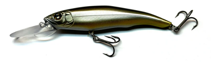 Nishine Lure Works Erie 95MD Jerkbait - BPB Smelt-Ghost Smelt-Hologram Smelt-Yellow Perch - Carolina Fishing Tackle LLC
