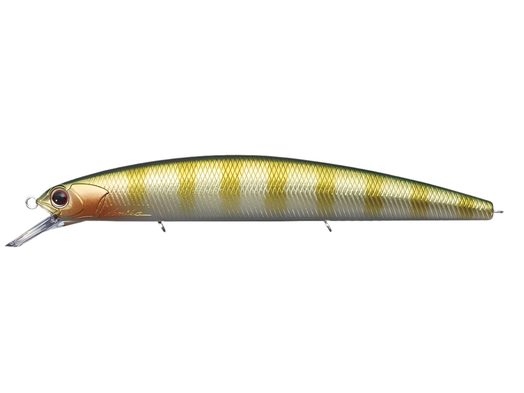 O.S.P Rudra 130MSF Jerkbait - GH-45 Green Gill-T-16 Chi Gill - Carolina Fishing Tackle LLC