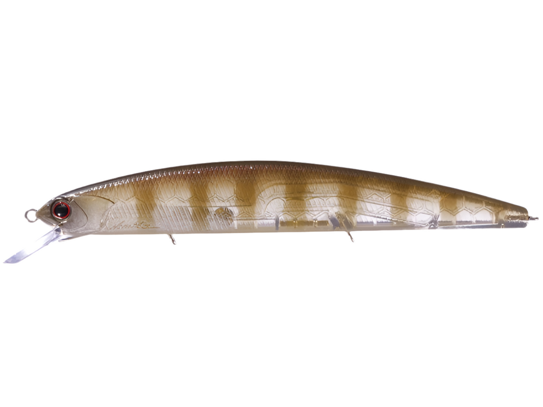O.S.P Rudra 130MSF Jerkbait - GH-45 Green Gill-T-16 Chi Gill - Carolina Fishing Tackle LLC