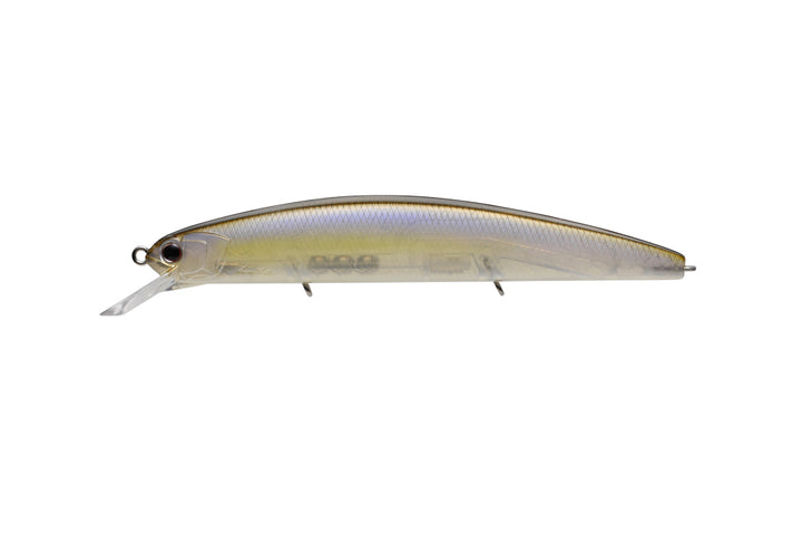 O.S.P Varuna 110SP Jerkbaits - G-01 Ghost Minnow-P-83 Ghost Pearl-Real Perch-RP-69 Real Oikawa Ver. 3-GF-76 Super Wakasagi-H-08 Crystal Blue Shiner-P-64 Pearl/Chart Black-P-23 Tasty Shad-MHF-92 Kan Wakasagi-PC-91 Delicious Wakasagi - Carolina Fishing Tackle LLC