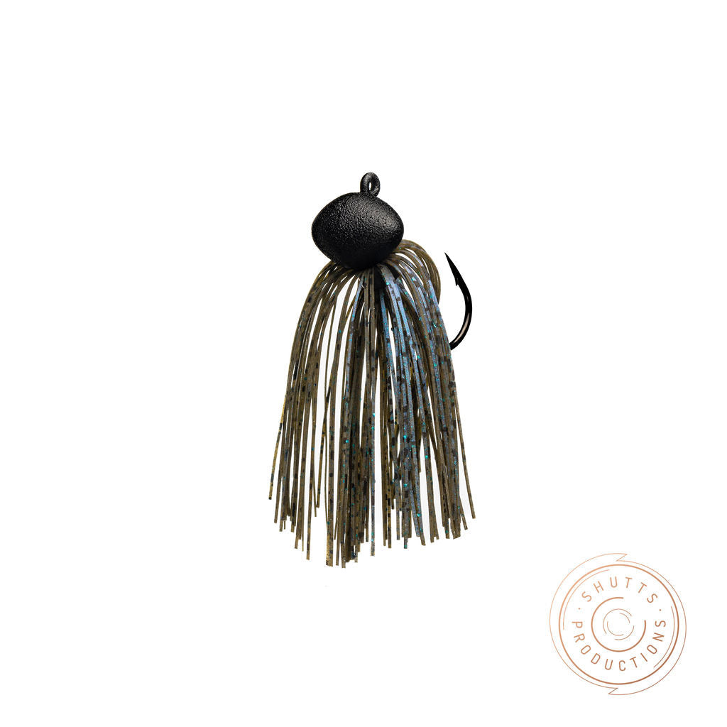 Omerta Tackle Co. Series II Football Jig - 3/4 oz / Blue Craw-1/2 oz / Blue Craw-3/4 oz / Burnt Craw-3/4 oz / Pale Perch-3/4 oz / Onyx-3/4 oz / Rootbeer Craw-3/4 oz / Emerald Craw-3/4 oz / Molten Craw-1/2 oz / Burnt Craw-1/2 oz / Pale Perch - Carolina Fishing Tackle LLC