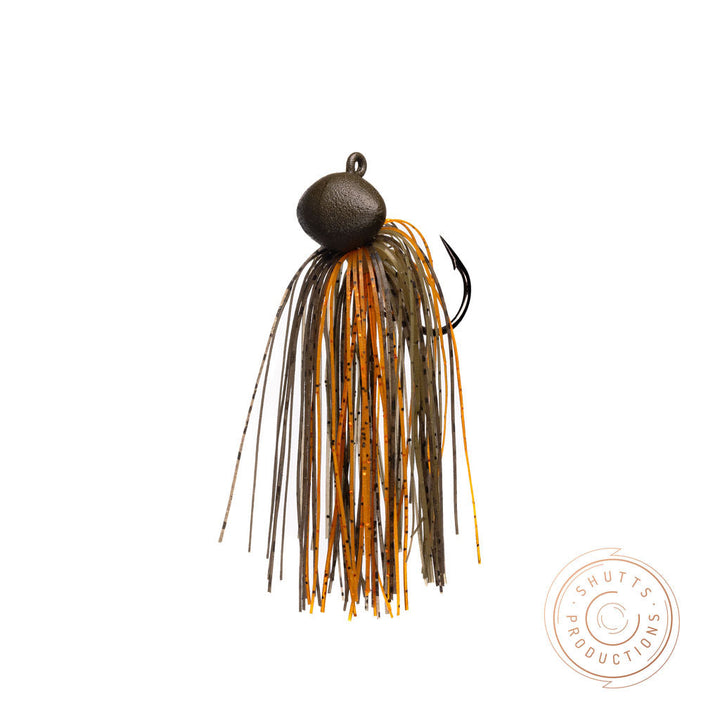 Omerta Tackle Co. Series II Football Jig - 3/4 oz / Blue Craw-1/2 oz / Blue Craw-3/4 oz / Burnt Craw-3/4 oz / Pale Perch-3/4 oz / Onyx-3/4 oz / Rootbeer Craw-3/4 oz / Emerald Craw-3/4 oz / Molten Craw-1/2 oz / Burnt Craw-1/2 oz / Pale Perch - Carolina Fishing Tackle LLC