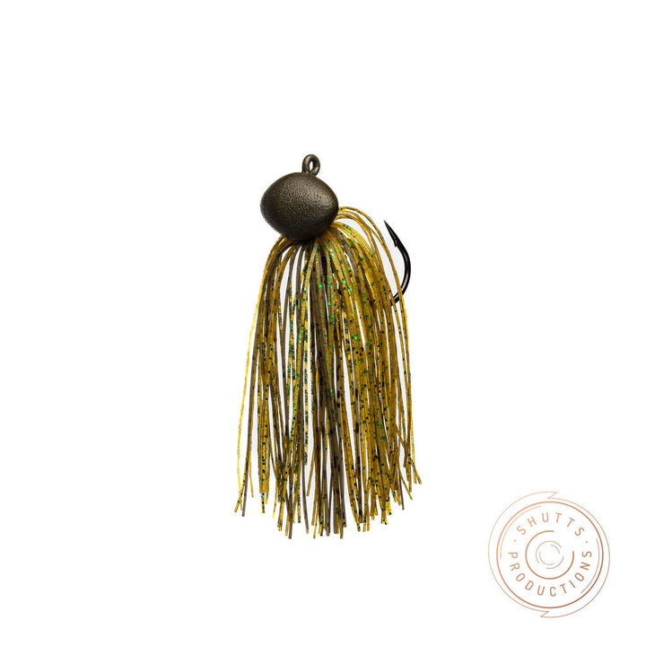 Omerta Tackle Co. Series II Football Jig - 3/4 oz / Blue Craw-1/2 oz / Blue Craw-3/4 oz / Burnt Craw-3/4 oz / Pale Perch-3/4 oz / Onyx-3/4 oz / Rootbeer Craw-3/4 oz / Emerald Craw-3/4 oz / Molten Craw-1/2 oz / Burnt Craw-1/2 oz / Pale Perch - Carolina Fishing Tackle LLC