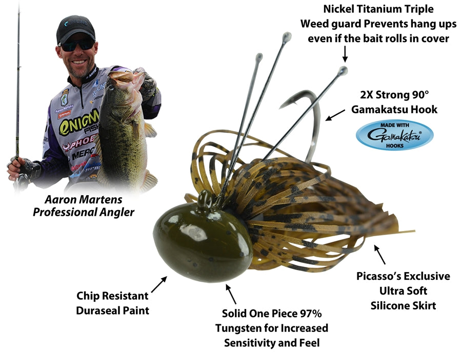 Picasso Lures Tungsten Football Jig