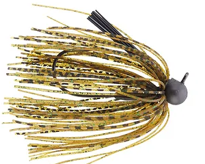Queen Tackle Tungsten Finesse Peanut Jig - 3/8 oz-1 pk / KJ CAMO-3/8 oz-1 pk / SUMMER GOBY-3/8 oz-1 pk / GOBY-3/8 oz-1 pk / GREEN PUMPKIN GREEN-3/8 oz-1 pk / HOT MESS - Carolina Fishing Tackle LLC