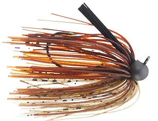 Queen Tackle Tungsten Finesse Peanut Jig - 3/8 oz-1 pk / KJ CAMO-3/8 oz-1 pk / SUMMER GOBY-3/8 oz-1 pk / GOBY-3/8 oz-1 pk / GREEN PUMPKIN GREEN-3/8 oz-1 pk / HOT MESS - Carolina Fishing Tackle LLC