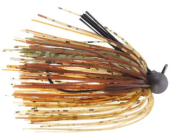 Queen Tackle Tungsten Finesse Peanut Jig - 3/8 oz-1 pk / KJ CAMO-3/8 oz-1 pk / SUMMER GOBY-3/8 oz-1 pk / GOBY-3/8 oz-1 pk / GREEN PUMPKIN GREEN-3/8 oz-1 pk / HOT MESS - Carolina Fishing Tackle LLC