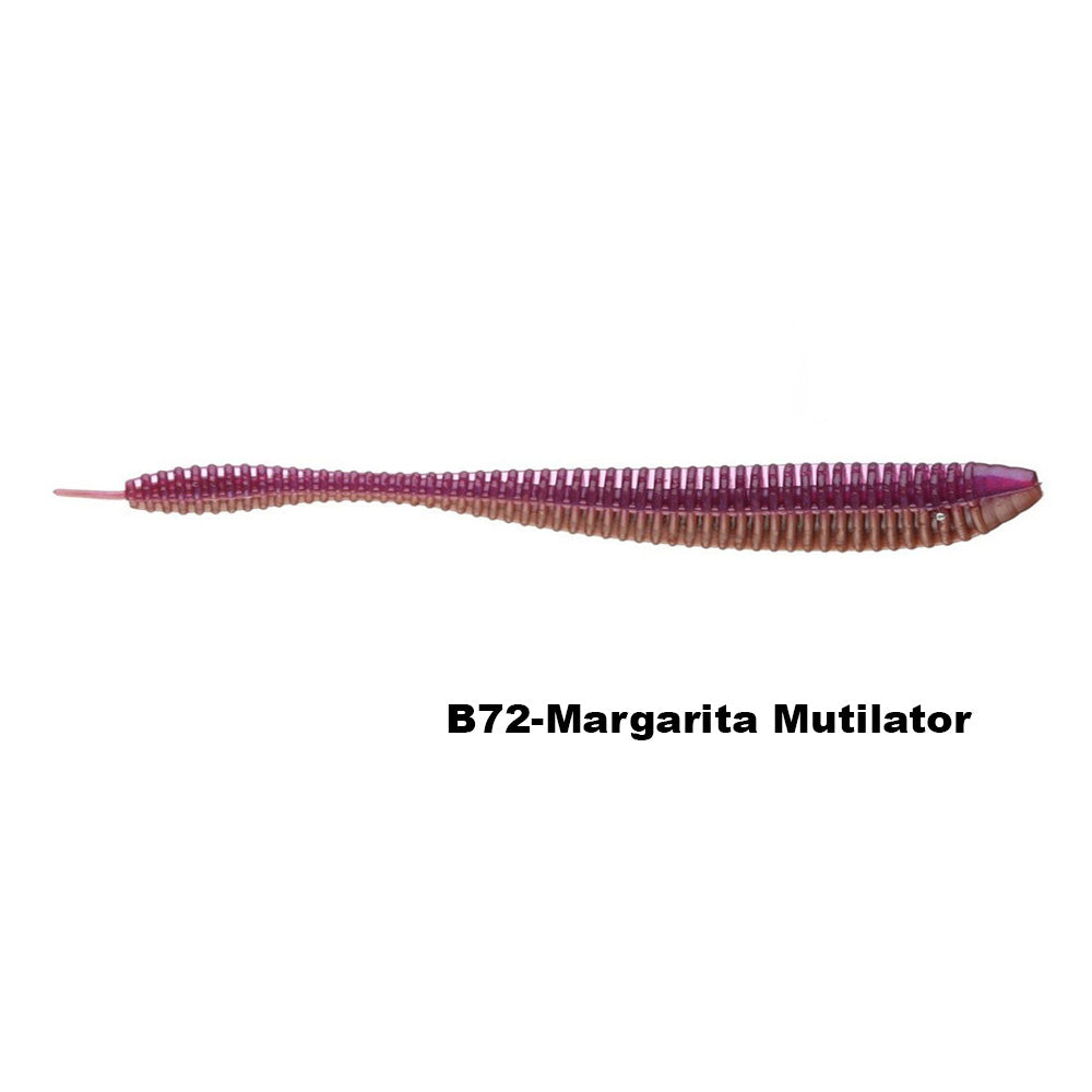 Reins Fishing Bubbling Shaker Worms - #001 Watermelon Seed / 4 in-#001 Watermelon Seed / 5 in-#002 Green Pumpkin / 5 in-#002 Green Pumpkin / 7 in-#003 Moebi / 4 in-#003 Moebi / 5 in-#004 Scuppernong / 4 in-#004 Scuppernong / 5 in-#006 Blue Gill / 4 in-#009 Green Pumpkin All Star / 4 in - Carolina Fishing Tackle LLC