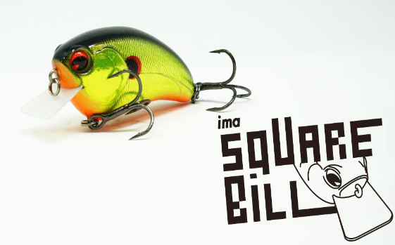 Ima Lures Square Bill Crankbait - #003 JDM-#005 JDM-#160 Old Yeller-#165 Lowen's HUSH HUSH-#199 Clear-#103 Bluegill-#121 Hot Craw-#132 Hot Shad-#163 Silver Lining-#175 Fred's Perch - Carolina Fishing Tackle LLC