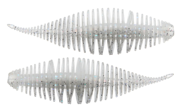 Geecrack 3.8" Bellows Shad 5pk Soft Baits - Premium Soft Bait from Geecrack - Shop now at Carolina Fishing Tackle LLC