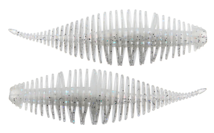 Geecrack 3.8" Bellows Shad 5pk Soft Baits - Premium Soft Bait from Geecrack - Shop now at Carolina Fishing Tackle LLC