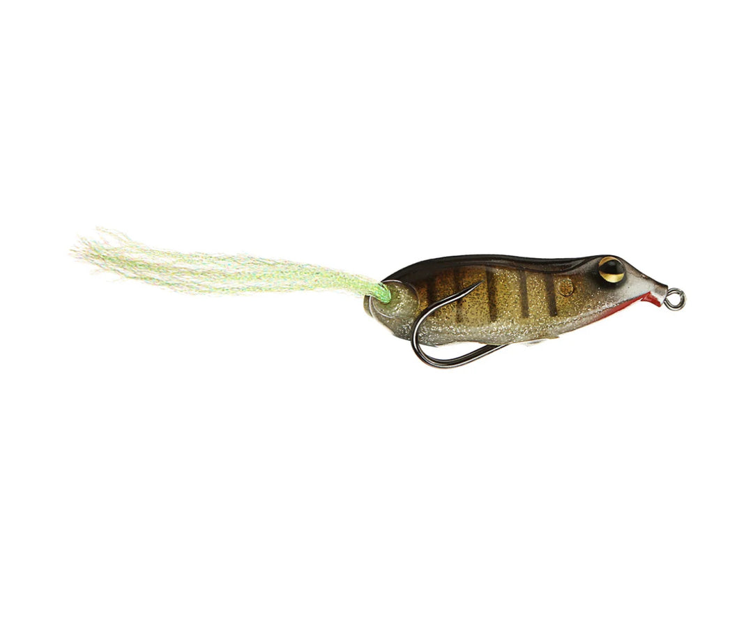 Teckel Lures Choker Frogs - #001C Color Me-#003C Black Blue-#010C Crystal Chart-#013C Bone-#029C Crystal-#0009C Bluegill-#007C Watermelon - Carolina Fishing Tackle LLC
