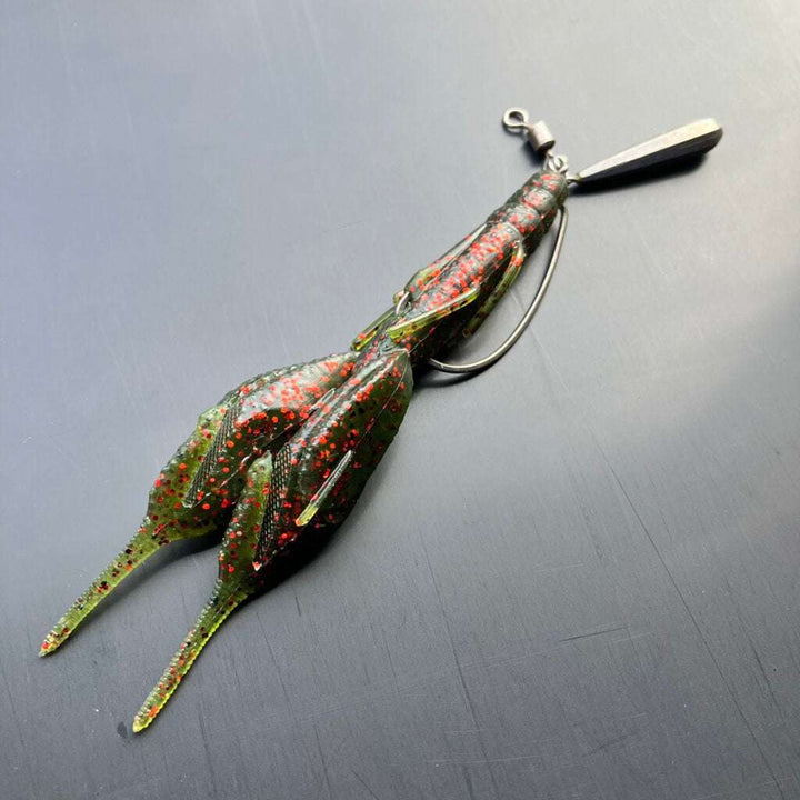 KAESU 3.6" Lop Hog 7pk Soft Creature Bait - #01 Green Pumpkin Pepper-#03 Scuppernong-#14 California420-#15 Black Light-#16 Alabama Craw - Carolina Fishing Tackle LLC