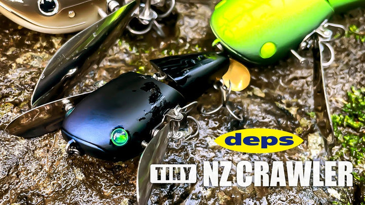 Deps NZ Crawler Tiny - Premium Specialty Topwater from Deps - Shop now at Carolina Fishing Tackle LLC