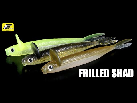 Deps 4.7" Frilled Shad Swimbait 5pk