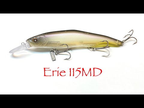 Nishine Lure Works Erie 115MD Jerkbait