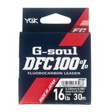 YGK G-Soul DFC 100% Fluorocarbon Leader (Clear) 30m-Fluorocarbon-YGK-Carolina Fishing Tackle LLC