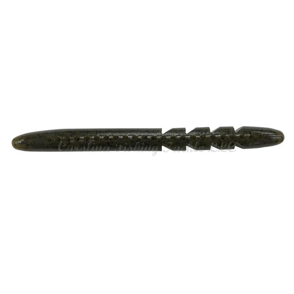 Biovex 1oz Kolt Glider 7” Worm 5pk - #1 Ayu-#7 Watermelon-#8 Green Pumpkin - Carolina Fishing Tackle LLC