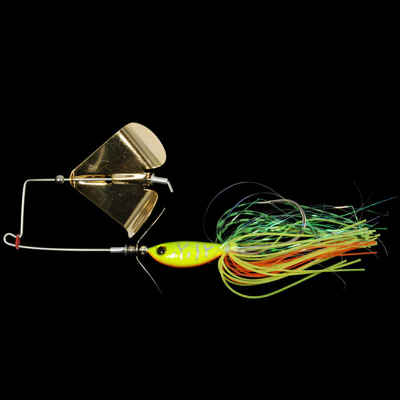 Biovex Lures Peller Buzz 1/4 oz Buzzbaits - #04 Fire Tiger-#07 Kurokin-#17 Chartreuse Back Red - Carolina Fishing Tackle LLC